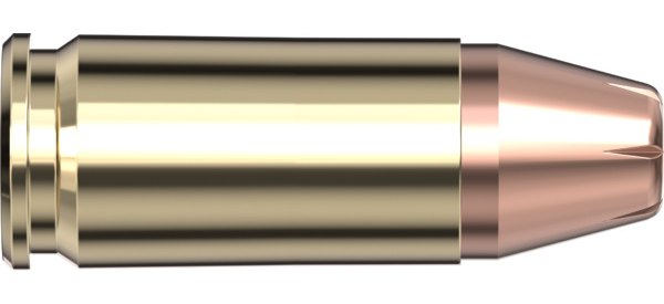 Cartouche 9 mm Luger de 115 grains, ogive XTP à pointe creuse et étui laiton