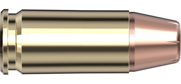 Cartouche 9 mm Luger de 147 grains, ogive XTP plus longue, étui de même longueur